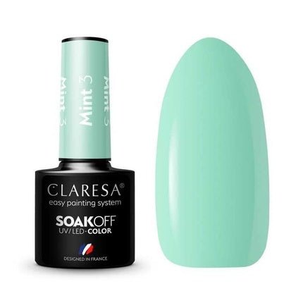 Claresa Mint UV Nail Polish 5ml - Pack of 3 - Maison des fragrances