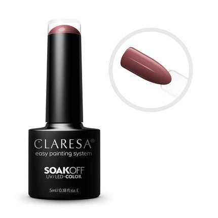 Claresa Soak Off Uv/Led Brown Hybrid Nail Polish 305 - 5g - Maison des fragrances