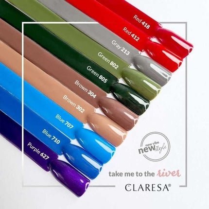 Claresa Soak Off Uv/Led Green Hybrid Nail Polish 805 - 5g - Maison des fragrances