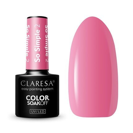 Claresa Soak Off Uv/Led Hybrid Nail Polish 2 So Simple 5g - Maison des fragrances