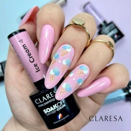 Claresa Soak Off Uv/Led Ice Cream Hybrid Nail Polish 04 5g - Maison des fragrances