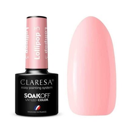 Claresa Soak Off Uv/Led Lollipop Hybrid Nail Polish 03 5g - Maison des fragrances