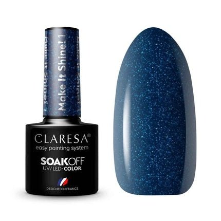 Claresa Soak Off Uv/Led Make It Shine Hybrid Nail Polish 1.5g - Maison des fragrances