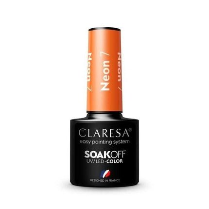 Claresa Soak Off Uv/Led Neon Hybrid Nail Polish 7 5g - Maison des fragrances