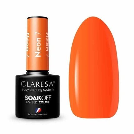 Claresa Soak Off Uv/Led Neon Hybrid Nail Polish 7 5g - Maison des fragrances