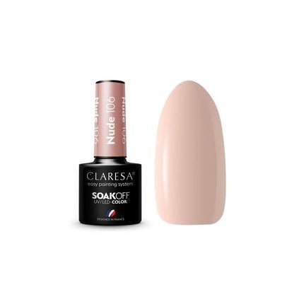 Claresa Soak Off Uv/Led Nude Hybrid Nail Polish 106 - 5g - Maison des fragrances