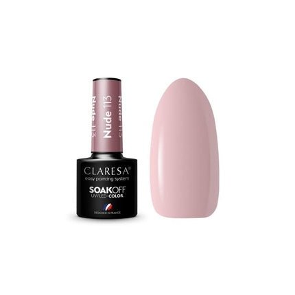 Claresa Soak Off Uv/Led Nude Hybrid Nail Polish 113 - 5g - Maison des fragrances