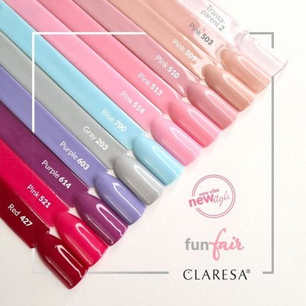 Claresa Soak Off Uv/Led Pink Hybrid Nail Polish 509 5g - Maison des fragrances