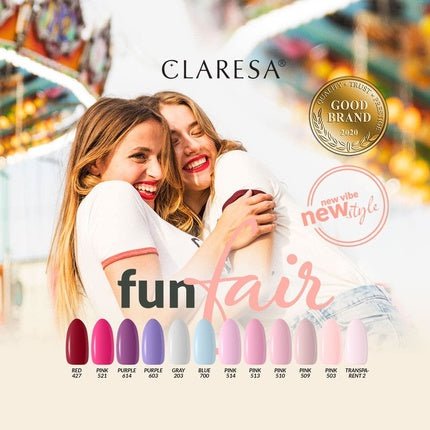 Claresa Soak Off Uv/Led Pink Hybrid Nail Polish 509 5g - Maison des fragrances