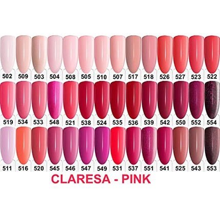 Claresa Soak Off Uv/Led Pink Hybrid Nail Polish 519 5g - Maison des fragrances