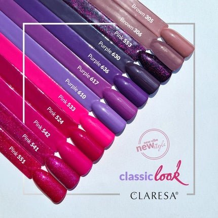 Claresa Soak Off Uv/Led Pink Hybrid Nail Polish 524 - 5g - Maison des fragrances