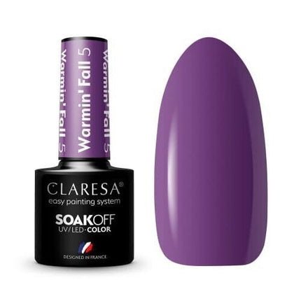 Claresa Soak Off Uv/Led Warming Fall Hybrid Nail Polish 5g - Maison des fragrances