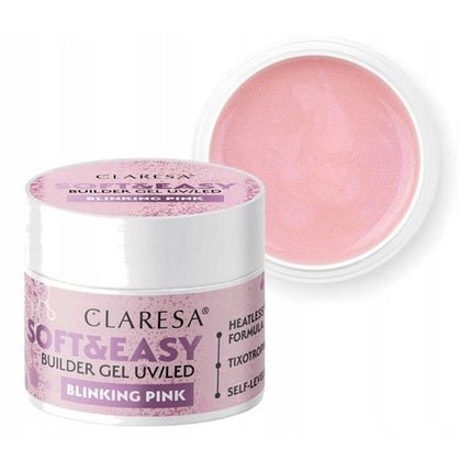 Claresa Soft & Easy Builder Gel Blinking Pink 45g - Maison des fragrances