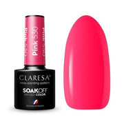 Claresa UV LED Nail Polish Collection Hybrid Manicure Soak Off - 5ml Pink Color No. 530 - Maison des fragrances