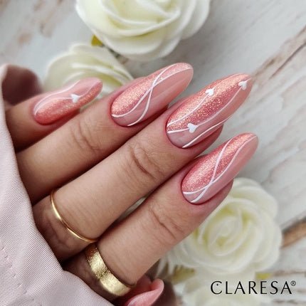 Claresa UV LED Nail Polish Collection Hybrid Manicure Soak Off - Golden Color No. 10 Fallin Love 5ml - Maison des fragrances
