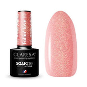 Claresa UV LED Nail Polish Collection Hybrid Manicure Soak Off - Golden Color No. 10 Fallin Love 5ml - Maison des fragrances