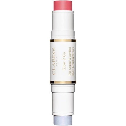 Clarins Blusher & Highlighter Stick Glow 2 Go Duo 01 Glowy Pink - Maison des fragrances