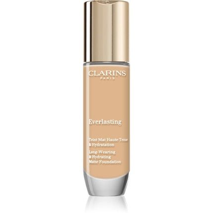 Clarins Everlasting Foundation 105N - 30 ml, Matte Finish - Maison des fragrances