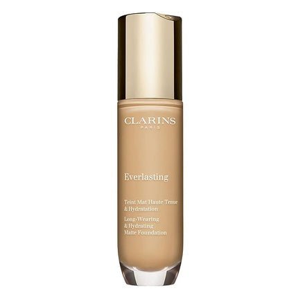 Clarins Everlasting Foundation Full Coverage and Long - Wearing 24 - Hour Hydration and Hold 106N Vanilla - Maison des fragrances