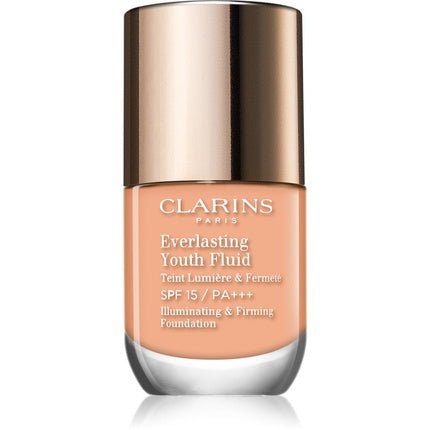 Clarins Everlasting Youth Fluid Foundation SPF 15 - 107 Beige, 30 ml - Maison des fragrances