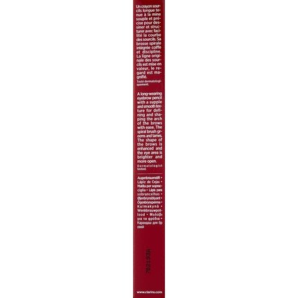 Clarins Eyebrow Pencil 01 Dark Brown 1 Count - Maison des fragrances