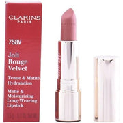 Clarins Joli Rouge Velvet Lipstick - 758V Sandy Pink 3.5g - Maison des fragrances
