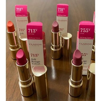 Clarins Joli Rouge Velvet Matte Moisturizing Lipstick 0.1 oz - Choose Your Shade! - Maison des fragrances