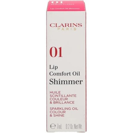 Clarins Lip Comfort Oil Shimmer 01 Sequin Flares - Maison des fragrances