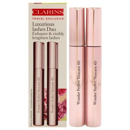Clarins Luxurious Lashes Duo for Women 2 x 0.2 Oz Mascara - Pack of 2 - Maison des fragrances