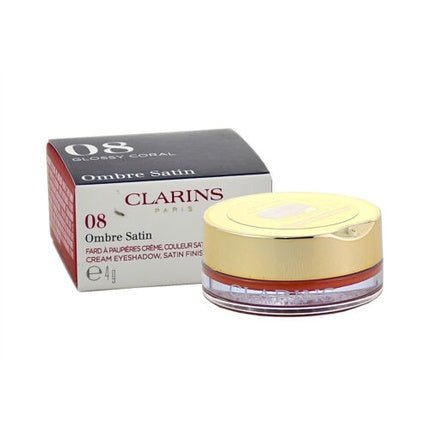 Clarins Satin Cream Eyeshadow 08 Glossy Coral 4g - Maison des fragrances