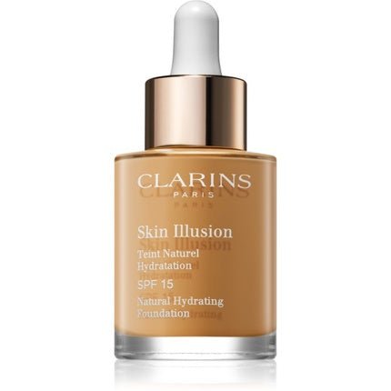 Clarins Skin Illusion Natural Hydrating Foundation SPF 15 - 110 Honey, 30 ml - Maison des fragrances