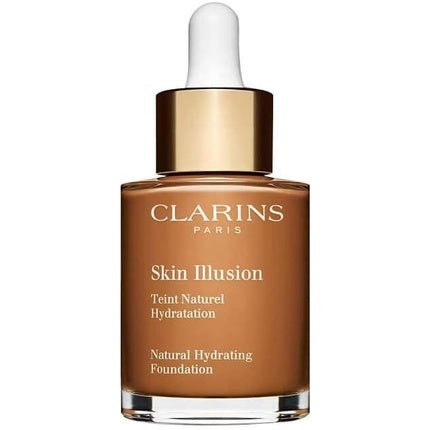 Clarins Skin Illusion Natural Hydrating Foundation Spf15 117 Hazelnut 30ml - Maison des fragrances