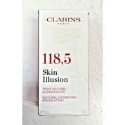 Clarins Skin Illusion Natural Hydrating Foundation Spf15 118.5 Chocolate 30ml - Maison des fragrances