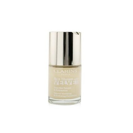 CLARINS Skin Illusion Velvet Natural Matifying and Hydrating Foundation 1 Oz - Maison des fragrances