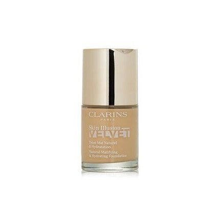 CLARINS Skin Illusion Velvet Natural Matifying and Hydrating Foundation 1 Oz - Maison des fragrances