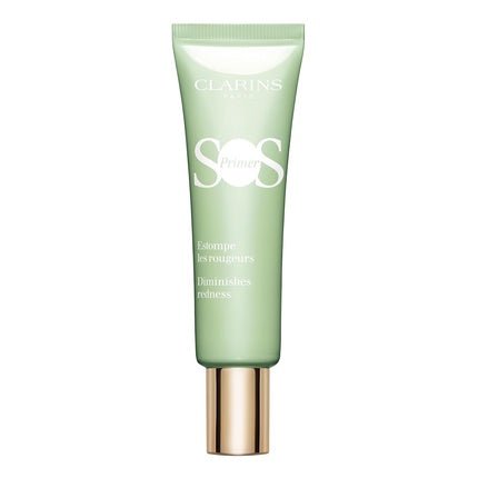 Clarins SOS Makeup Primer Green Color Correcting 24H Hydration Hydrating Primer Blurs Imperfections Boosts Radiance and Preps Skin All Skin Types 1.0 Ounce - Maison des fragrances