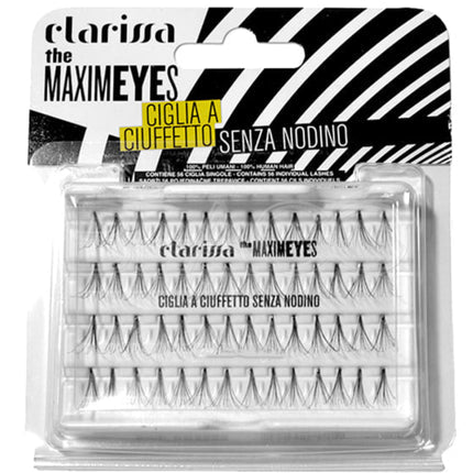 Clarissa Maximeyes Black Eyelash Clusters Knot - Free Medium - Maison des fragrances