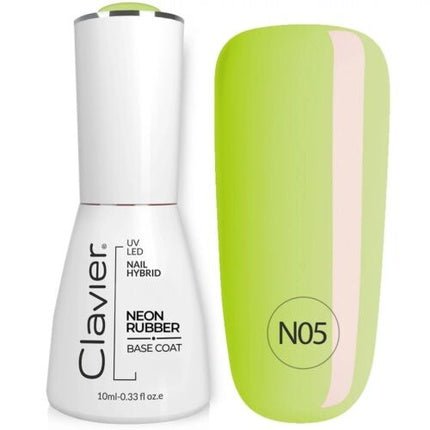 Clavier Luxury Nail Neon Rubber Base N05 10ml - High - Quality Rubber Base For Nails - Maison des fragrances