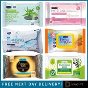 Cleansing Facial Micellar Makeup Remover with Argan Oil Wipes - Maison des fragrances