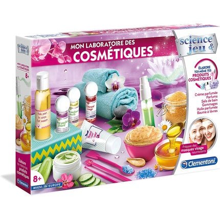 Clementoni Science Play Cosmetic Laboratory For Boys - Ideal For Ages 8 And Up - Maison des fragrances