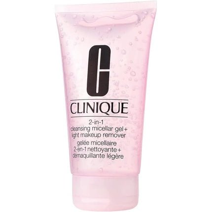 Clinique 2 - in - 1 Cleansing Micellar Gel + Facial Makeup Remover 150ml - Maison des fragrances