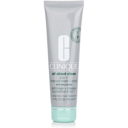 Clinique All About Clean 2 - In - 1 Charcoal Mask + Scrub Cleanser and Makeup Remover 100ml - Maison des fragrances