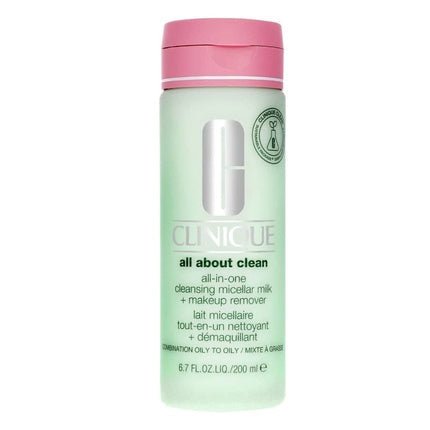 Clinique All About Clean All - In - One Cleansing Micellar Milk and Makeup for Combination to Oily Skin Women 6.7 oz - Maison des fragrances