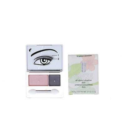Clinique All About Shadow Duo 15 Uptown Downtown 2g - Maison des fragrances