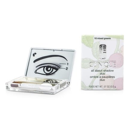 Clinique All About Shadow Duo Mixed Greens - Maison des fragrances