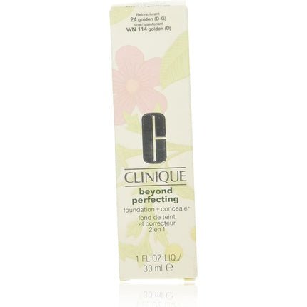 Clinique Beyond Perfecting 2 - in - 1 Foundation and Concealer 30ml Golden - Maison des fragrances