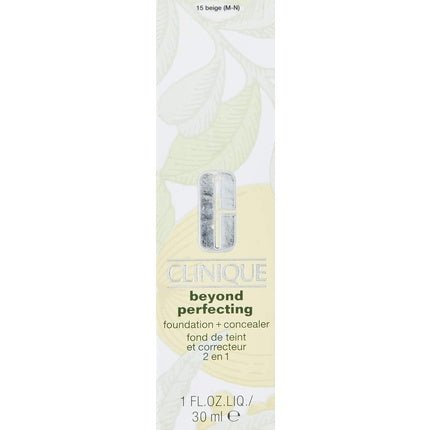 Clinique Beyond Perfecting Foundation and Concealer 15 Beige 30ml - Maison des fragrances