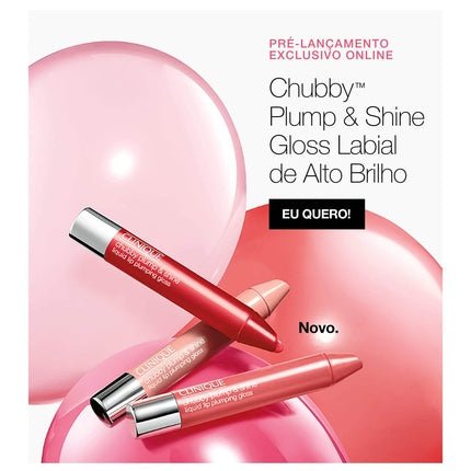 Clinique Chubby Plump and Shine Lip Gloss 07 Goliath Grape 0.13 Ounce - Maison des fragrances
