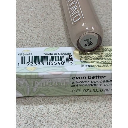Clinique Even Better All - Over Concealer + Eraser Wn 01 Flax 6ml - Maison des fragrances