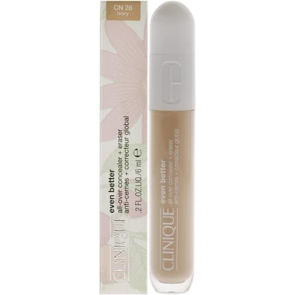Clinique Even Better All - Over Concealer Plus Eraser CN 28 Ivory for Women 0.2oz - Maison des fragrances